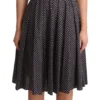 Dolce & Gabbana Women's Elegant Floral A-Line Sleeveless Dress