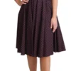 Dolce & Gabbana Women's Chic Polka Dotted A-Line Sleeveless Dress