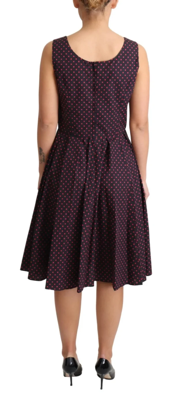 Dolce & Gabbana Women's Chic Polka Dotted A-Line Sleeveless Dress