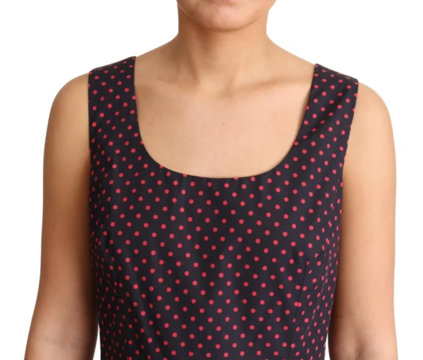 Dolce & Gabbana Women's Chic Polka Dotted A-Line Sleeveless Dress