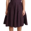 Dolce & Gabbana Women's Chic Polka Dotted A-Line Sleeveless Dress