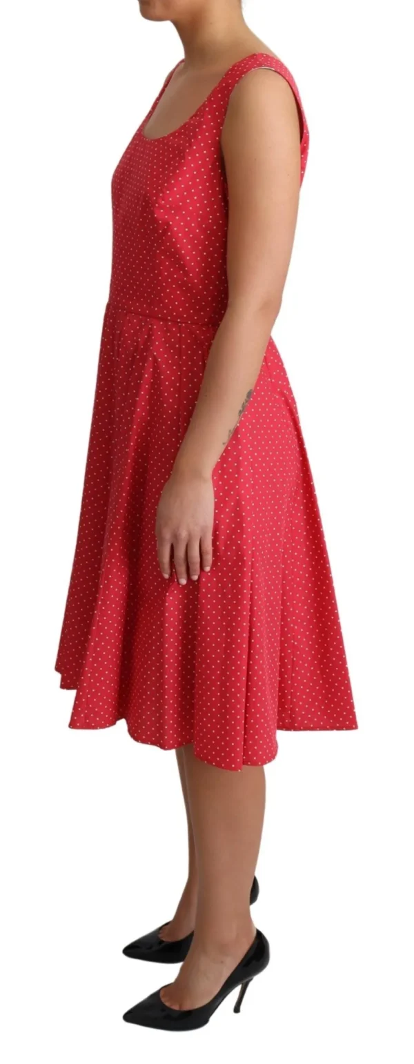 Dolce & Gabbana Women's Polka-Dot Sleeveless A-Line Dress