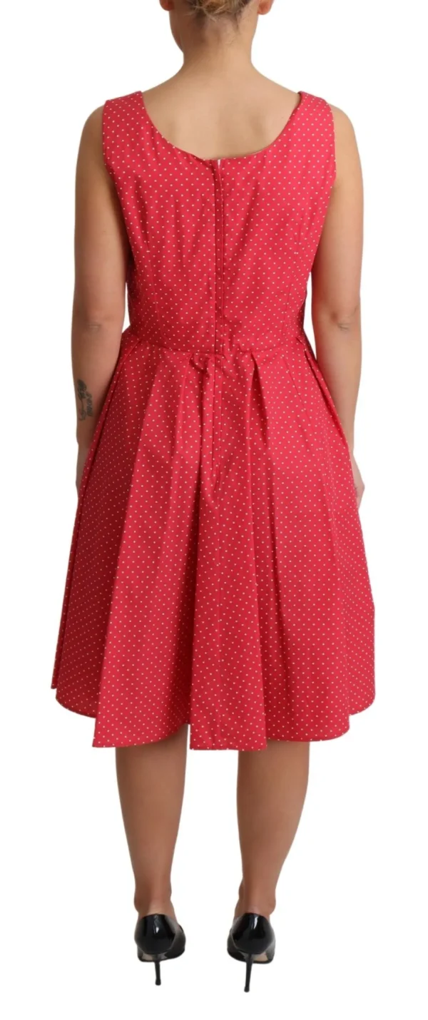 Dolce & Gabbana Women's Polka-Dot Sleeveless A-Line Dress