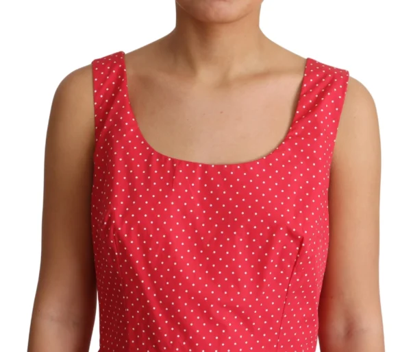 Dolce & Gabbana Women's Polka-Dot Sleeveless A-Line Dress