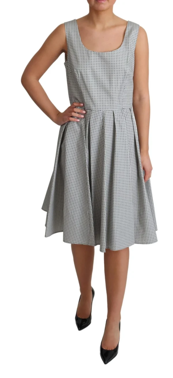 Dolce & Gabbana Women's Chic Polka Dotted Sleeveless A-Line Dress
