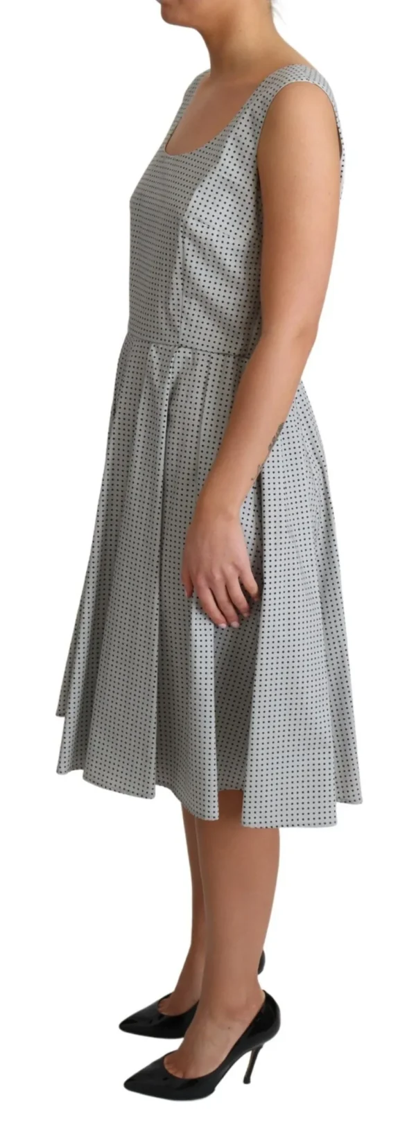 Dolce & Gabbana Women's Chic Polka Dotted Sleeveless A-Line Dress