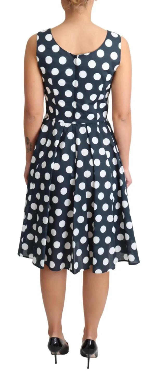 Dolce & Gabbana Women's Polka Dotted A-Line Sleeveless Dress