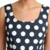 Dolce & Gabbana Women's Polka Dotted A-Line Sleeveless Dress