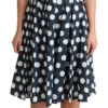 Dolce & Gabbana Women's Polka Dotted A-Line Sleeveless Dress