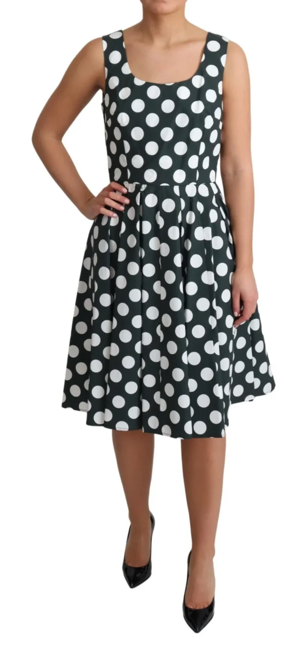 Dolce & Gabbana Women's Chic Polka Dot A-line Sleeveless Dress