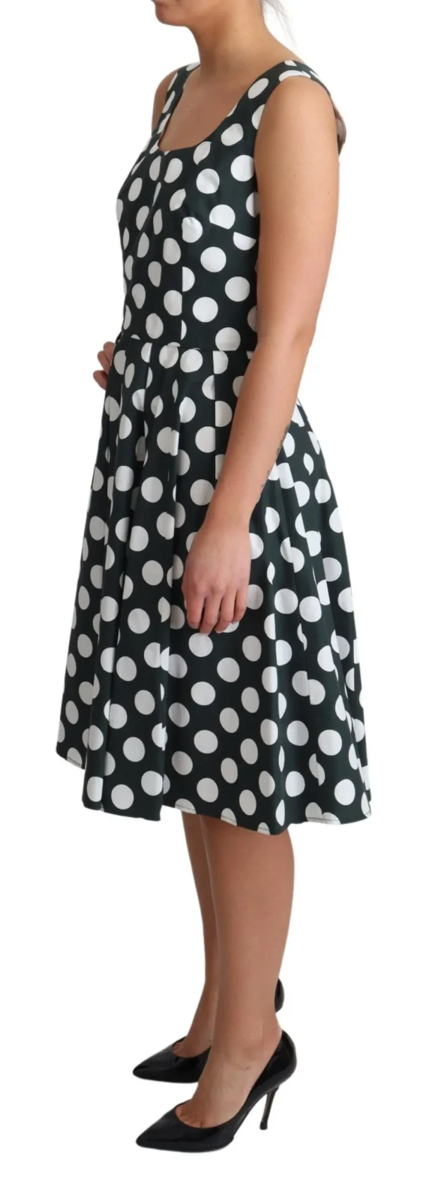 Dolce & Gabbana Women's Chic Polka Dot A-line Sleeveless Dress
