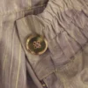 Licia Florio Women's Elegant Purple Viscose Shorts - Side Zip Closure