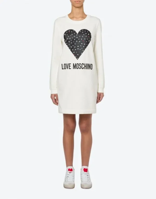 Love Moschino Women's White Cotton Women Dress