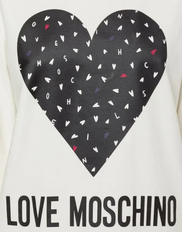 Love Moschino Women's White Cotton Women Dress