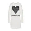 Love Moschino Women's White Cotton Women Dress