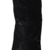 Dolce & Gabbana Women's Elegant Viscose Leather Ankle Boots with Crystals