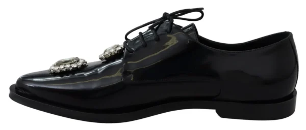Dolce & Gabbana Women's Crystal Embellished Derby Dress Shoes
