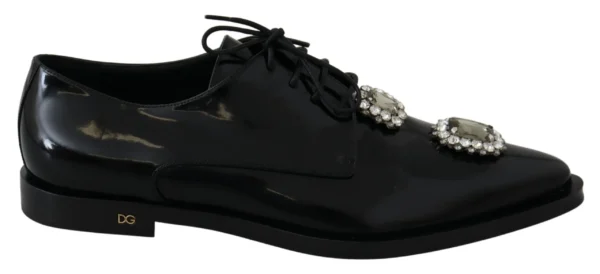 Dolce & Gabbana Women's Crystal Embellished Derby Dress Shoes