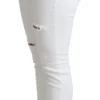 Dolce & Gabbana Women's Chic White Mid Waist Designer Jeans