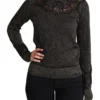 Dolce & Gabbana Women's Elegant Gold and Black Lurex Pullover