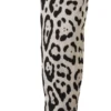 Dolce & Gabbana Women's Chic Leopard High-Heel Over-Knee Boots