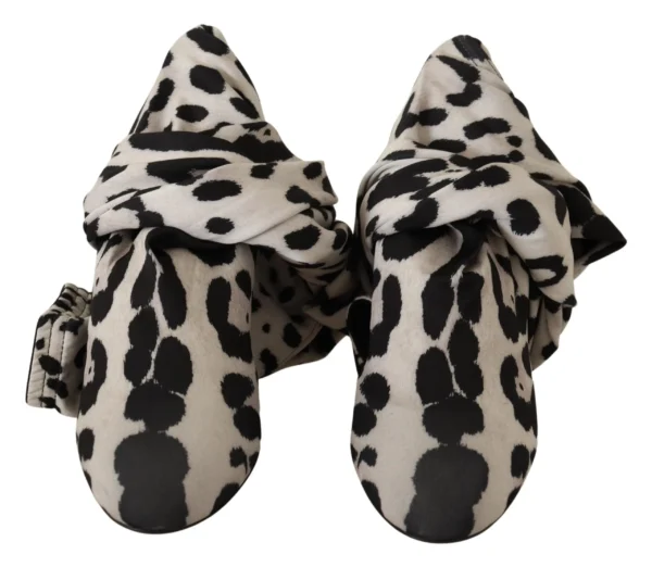 Dolce & Gabbana Women's Chic Leopard High-Heel Over-Knee Boots