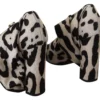Dolce & Gabbana Women's Chic Leopard High-Heel Over-Knee Boots