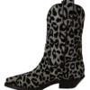 Dolce & Gabbana Women's Elegant Leopard Print Mid Calf Boots