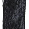 Dolce & Gabbana Women's Elegant Satin Lace Drawstring Pouch