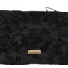 Dolce & Gabbana Women's Elegant Satin Lace Drawstring Pouch