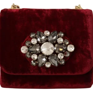 Dolce & Gabbana Women's Exquisite Beige Crossbody Bag with Crystals