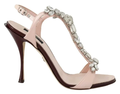 Dolce & Gabbana Women's Crystal-Embellished Stiletto Sandals