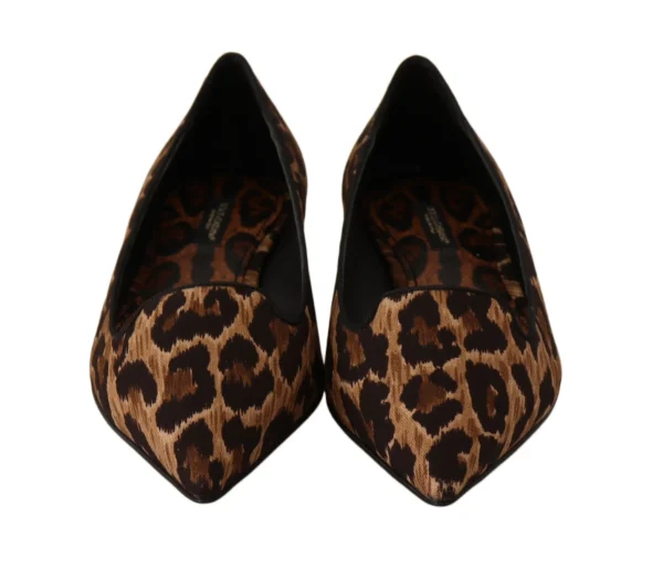 Dolce & Gabbana Women's Exquisite Leopard Print Flats