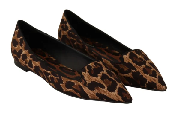 Dolce & Gabbana Women's Exquisite Leopard Print Flats
