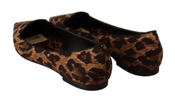 Dolce & Gabbana Women's Exquisite Leopard Print Flats
