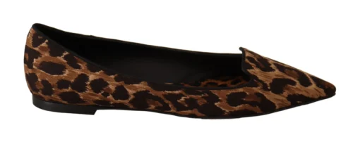 Dolce & Gabbana Women's Exquisite Leopard Print Flats