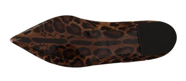 Dolce & Gabbana Women's Exquisite Leopard Print Flats