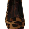 Dolce & Gabbana Women's Elegant Leopard Print Flats