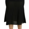 Dolce & Gabbana Women's Chic High Waist Black Silk Blend Skirt