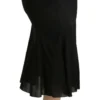 Dolce & Gabbana Women's Chic High Waist Black Silk Blend Skirt