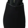 Dolce & Gabbana Women's Chic Black Grosgrain Slide Sandals