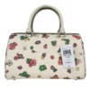 COACH Women's (CA229) Floral Field Leather Rowan Medium Satchel Handbag Purse Crossbody