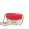 MCM Women's Patricia Mini Firefly Red Visetos Leather Crossbody Belt Handbag Bag Purse