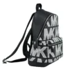 Michael Kors Women's Cooper Black Signature PVC Graphic Logo Backpack Bookbag Bag