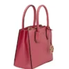 Michael Kors Women's Mercer Medium Grapefruit Leather Messenger Crossbody Handbag Purse