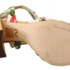 Dolce & Gabbana Women's Multicolor Crystal Embellished Heel Sandals