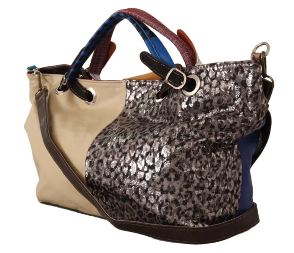 EBARRITO Women's Chic Multicolor Leather Shoulder Tote Bag