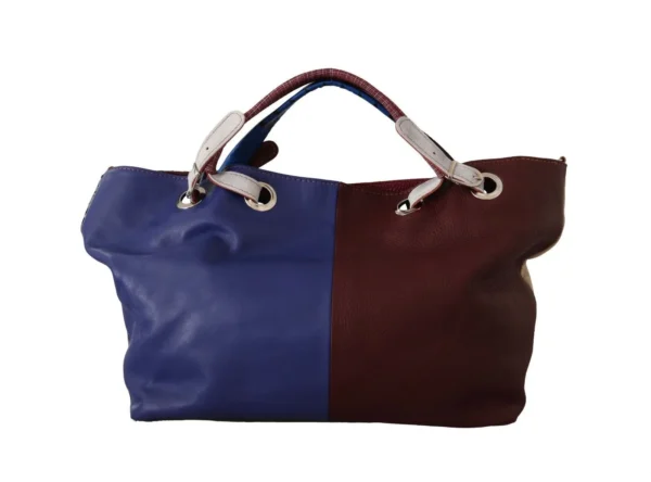 EBARRITO Women's Chic Multicolor Leather Shoulder Tote Bag