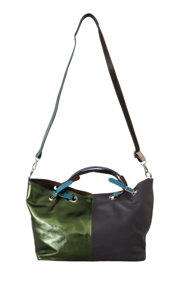 EBARRITO Women's Multicolor Leather Shoulder Tote Bag