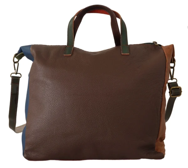 EBARRITO Women's Multicolor Leather Shoulder Tote Bag